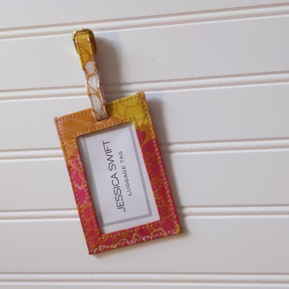 New Jessica Swift Luggage Tag Oilcloth